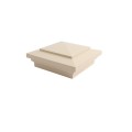 4X4 Cape May Vinyl Post Cap for Vinyl Fence and Railing (Beige)