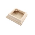 4X4 Cape May Vinyl Post Cap for Vinyl Fence and Railing (Beige)
