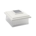 LMT 5" Sq. Classic Solar Light Post Cap (White) (Default)