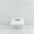 LMT 5" Sq. Classic Solar Light Post Cap (White) (Default)