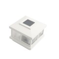 5" Cambridge Solar Accent Light Vinyl Post Cap for Vinyl Fence and Railing (White)