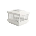 5" Cambridge Solar Accent Light Vinyl Post Cap for Vinyl Fence and Railing (White)