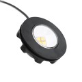 ZipUp 4-Piece 1-Watt Ceiling & Under Deck Lights w/ Twist Connection & Gaskets - Black (simple_unboxed)