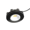 ZipUp 4-Piece 1-Watt Ceiling & Under Deck Lights w/ Twist Connection & Gaskets - Black (simple_unboxed)