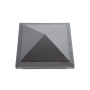 4" X 4" Haven Style Vinyl Post Cap for Vinyl Fence and Railing (Antique Gray)