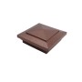 3.625" Cape May Style Vinyl Post Cap for Vinyl Fence and Railing (Antique Copper)