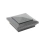 4" x 4" Cape May Style Vinyl Post Cap - Antique Gray