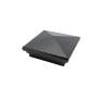 3.625" x 3.625" Neptune Style Vinyl Post Cap for Vinyl Fence and Railing (Antique Gray)
