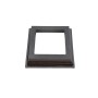  3.625" x 3.625" Vinyl Post Skirt for Vinyl Fence and Railing (Hammertone Black)