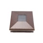 3.625" (3 5/8" x 3 5/8") Neptune Solar LED Lighted Vinyl Post Cap for 4" x 4" Wood Post - Antique Copper