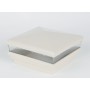 5.625" Sq. Neptune Low Voltage LED Lighted Vinyl Post Cap for Vinyl Fence and Railing (Cool White) Almond 