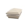 4" x 4" Haven Low Voltage (Cool White LED) Lighted Vinyl Post Cap - Almond 