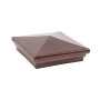 5.625" Neptune Style Vinyl Post Cap for Vinyl Fence and Railing (Antique Copper)
