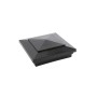 5.625" Cape May Style Vinyl Post Cap for Vinyl Fence and Railing (Hammertone Black)