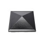 5X5 Haven Style Vinyl Post Cap for Vinyl Fence and Railing (Hammertone Black)