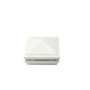 6" x 6" Haven Low Voltage (Cool White LED) Lighted Vinyl Post Cap - White 