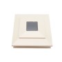 5" Sq. Cape May Solar LED Lighted Vinyl Post Cap for Vinyl Fence and Railing (Almond)