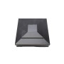 5" Sq. Cape May Solar LED Lighted Vinyl Post Cap for Vinyl Fence and Railing (Hammertone Black)