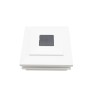 5.625" Sq. Cape May Solar LED Lighted Vinyl Post Cap for Vinyl Fence and Railing (White)