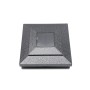 4.5" (4 1/2" x 4 1/2") Cape May Solar LED Lighted Vinyl Post Cap - Antique Gray