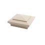 4.5" sq Cape May Style Vinyl Post Cap for Vinyl Fence and Railing (Khaki)