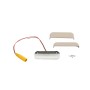 3K Stair/Side Light with Cover for Vinyl Fence and Railing (Warm White)  Khaki