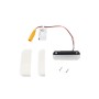3K Stair/Side Light with Cover for Vinyl Fence and Railing (Warm White)  White