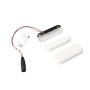5K Stair/Side Light with Cover for Vinyl Fence and Railing (Cool White) White