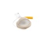 3K Dome Side Light for Vinyl Fence and Railing (Warm White)  Khaki
