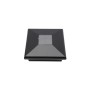 4" Sq. Neptune Downward Solar LED Lighted Vinyl Post Cap for Vinyl Fence and Railing (Hammertone Black)
