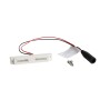 5K Low Voltage Under Rail LED Light 3" for Vinyl Fence and Railing (Cool White) White