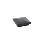 3" Sq. Ornamental Downward Low Voltage LED Lighted Vinyl Post Cap for Vinyl Fence and Railing (Warm White)  Black