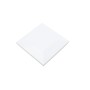 3 1/2" Sq. Ornamental Downward Low Voltage LED Lighted Vinyl Post Cap for Vinyl Fence and Railing (Cool White) White