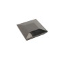 4" x 4" Ornamental Downward Low Voltage (Warm White LED) Lighted Vinyl Post Cap - Black