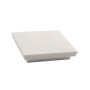 LMT 4" Sq. Ornamental Downward Low Voltage Light Post Cap (Textured White)