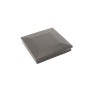 4.5" (4 1/2" x 4 1/2") Low Voltage LED Ornamental Vinyl Post Cap with Dual Outward & Downward Lighting (Warm White) - Black