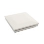 5 1/2" Sq. Ornamental Low Voltage LED Lighted Vinyl Post Cap For AZEK/TimberTech Post Sleeves ( Low Gloss White)