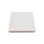 5 1/2" Sq. Ornamental Low Voltage LED Lighted Vinyl Post Cap for Vinyl Fence and Railing (Warm White)  White