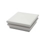 6" x 6" Neptune Halo Low Voltage (Cool White LED) Lighted Vinyl Post Cap - White