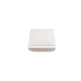 4" x 4" Haven Halo Low Voltage (Cool White LED) Lighted Vinyl Post Cap - White 