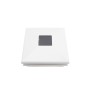 6" x 6" Neptune Halo Solar LED Lighted Vinyl Post Cap - White