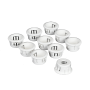  Flush Mount Trim Ring for Vinyl Fence and Railing (10 pk) for Vinyl Fence and Railing (Black)