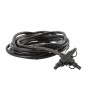 LMT 12' Low Voltage Lighting Direct Burial Wiring Harness with T Connector for Vinyl Fence and Rail Lighting