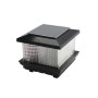 4" x 4" or 5" x 5" Galaxy Solar LED Lighted Vinyl Post Cap - Black