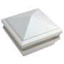 5.625" (5 5/8" x 5 5/8") Haven Halo Low Voltage (Warm White LED) Lighted Vinyl Post Cap for 6" x 6" Wood Post - Beige 