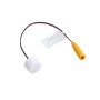 Flush Deck Light No Trim for Vinyl Fence and Railing (Warm White) 