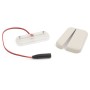 5K Stair/Side Light with Cover for Vinyl Fence and Railing (Cool White) Beige