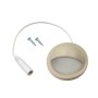 5K Dome Side Light for Vinyl Fence and Railing (Cool White) Almond