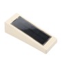 Galaxy Ornamental Solar Wedge Accent Light for Vinyl Fence and Railing (Beige)