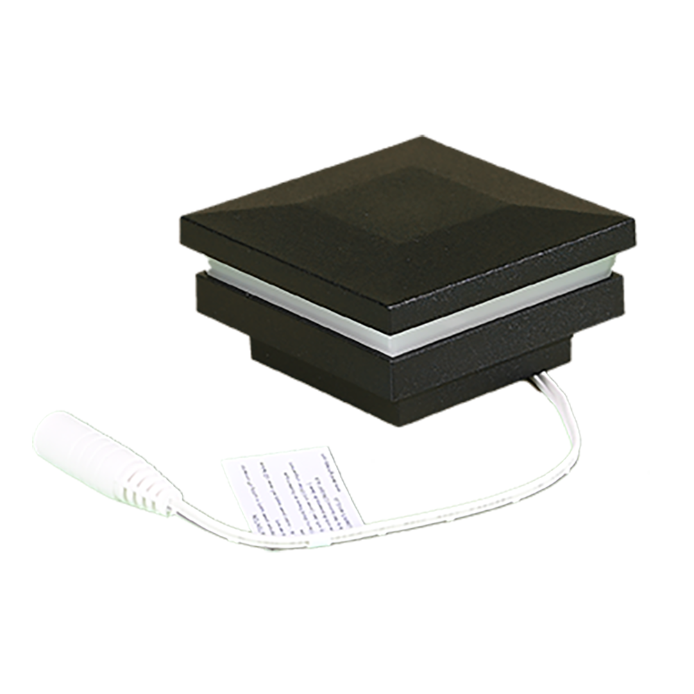 Ornamental Low Voltage RGB Lighted Vinyl Post Caps